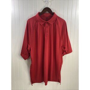 CornerStone Men 3XL Red Polo Shirt Short Sleeves
